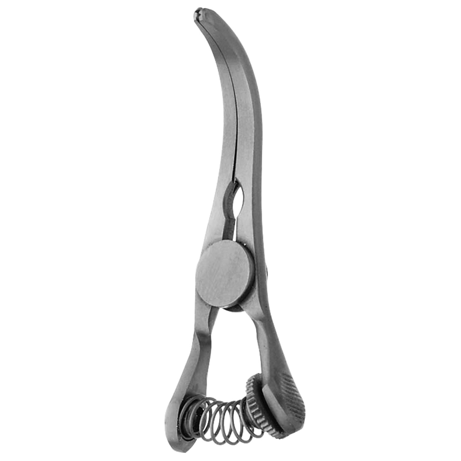 Glover Bulldog Clamps, Angled Jaws, Cooley Serrations, Jaw Length: 3.1 Cm, Length: 5.1 Cm